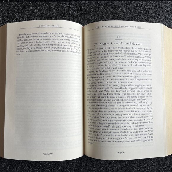 Grimm's Complete Fairy Tales book (Barnes and Noble leather-bound classics) - Picture 10 of 13